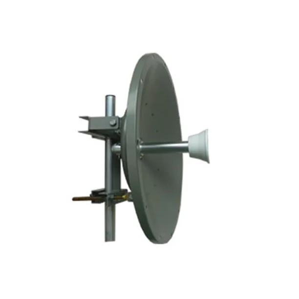 2 3 2 7ghz 24dbi dual pol dish antenna 600mm