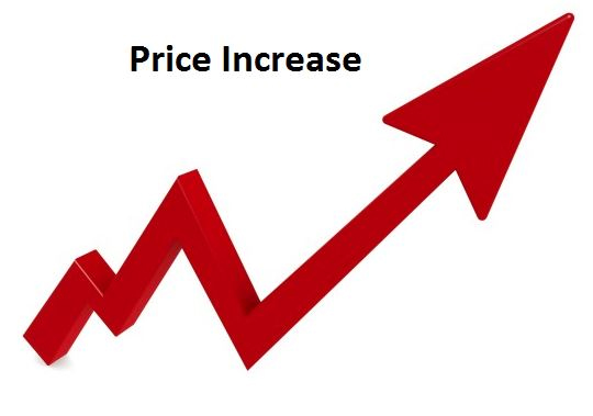 Notice Of Price Increase Of Antenna