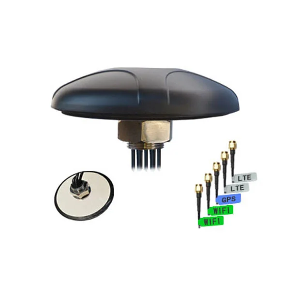 5 in 1 combination m2m low profile mimo 3g 4g 5g wifi gps antennas