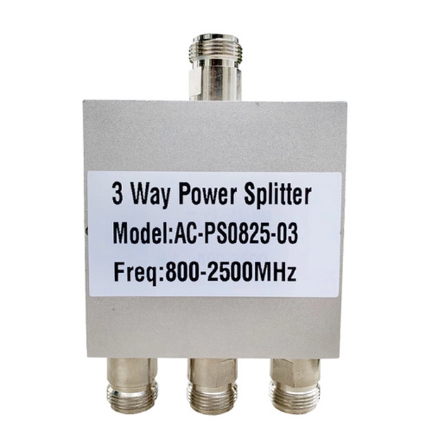 3-Ways N Connector Microstrip Power Splitter 800-2500MHz（AC-PS0825-03）