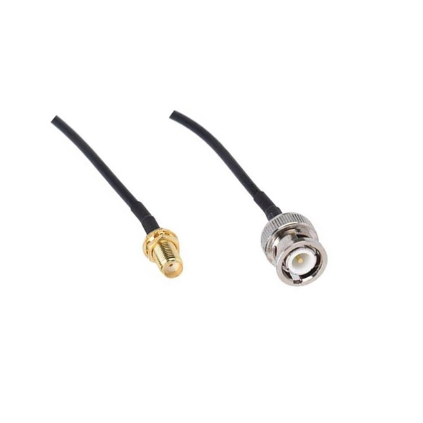 bnc male straight to sma female straight coax cable ac cab bncm smaf