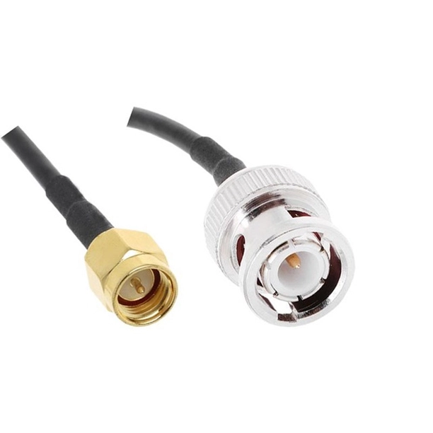 bnc male straight to sma male coax cable ac cab bncm smam