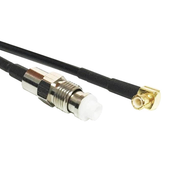 MCX Male Right Angle to FME Female Straight Coax Cable AC-CAB-MCXR/AM-FMEF