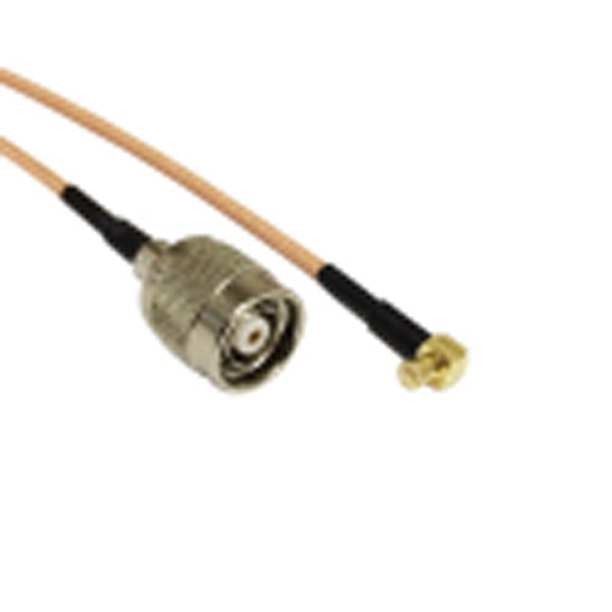 mcx male right angle to reverse polarity tnc male straight coax cable ac cab mcxr am rptncm