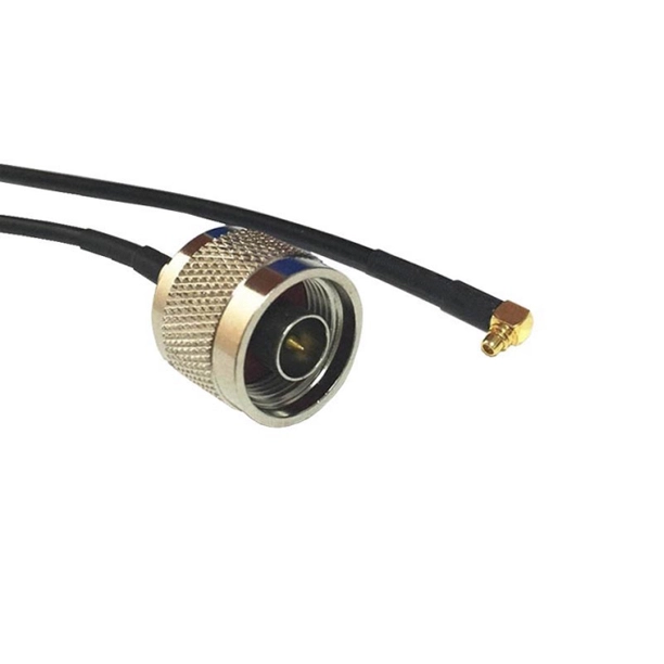 MMCX Male Right Angle to N Male Straight Coax Cable AC-CAB-MMCXR/AM-NM