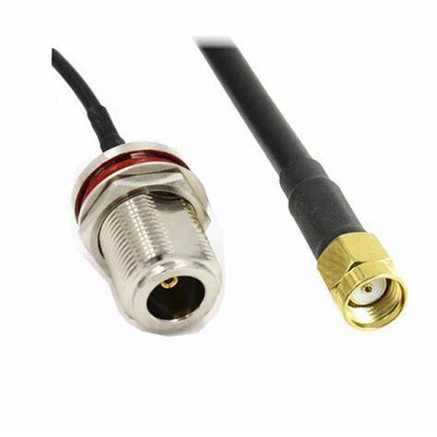 Reverse Polarity SMA Female Straight to N Type Female Coax Cable AC-CAB-RPSMAM-NFB/H