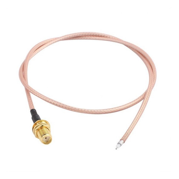 sma female straight to solder coax cable ac cab smaf open