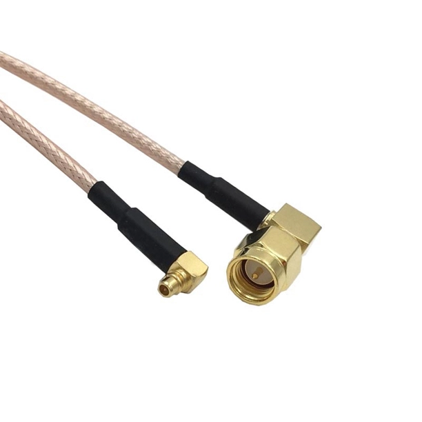 SMA Male Right Angle to MMCX Right Angle Coax Cable AC-CAB-R/ASMAM-R/AMMCXM