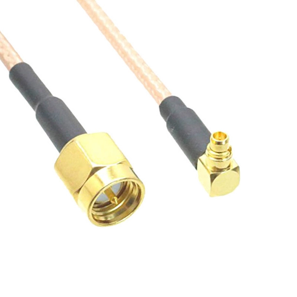 sma male straight to mmcx right angle coax cable ac cab smam mmcxr am