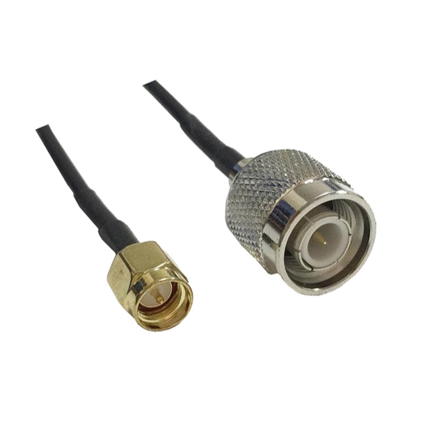 tnc male straight to sma male straight coax cable ac cab tncm smam