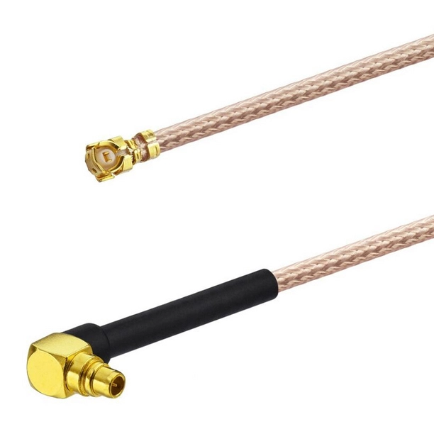 ufl to mmcx male right angle coax cable ac cab ufl mmcxr am