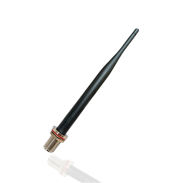 2.4GHz WIFI Rubber Terminal Antenna With N Bulkhead Female (AC-Q24-L20NF)